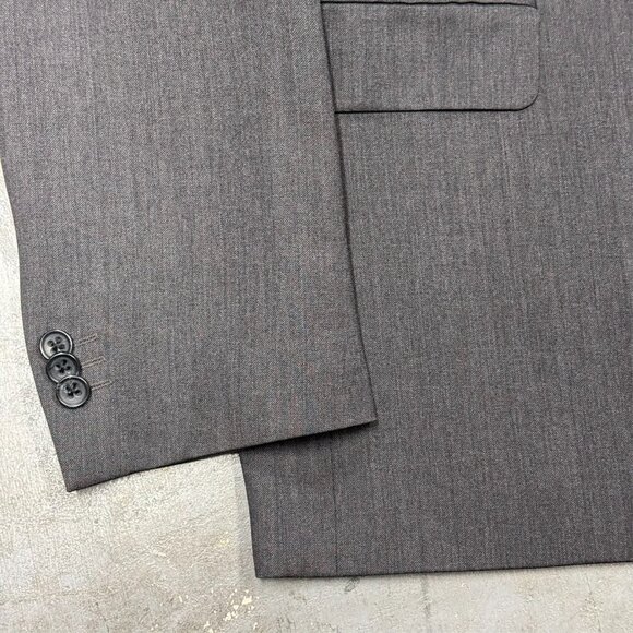 Banana Republic Suit 2pc Grey Cerruti 1881 Italy Wool Modern Fit 42R 36x33 - Picture 3 of 13